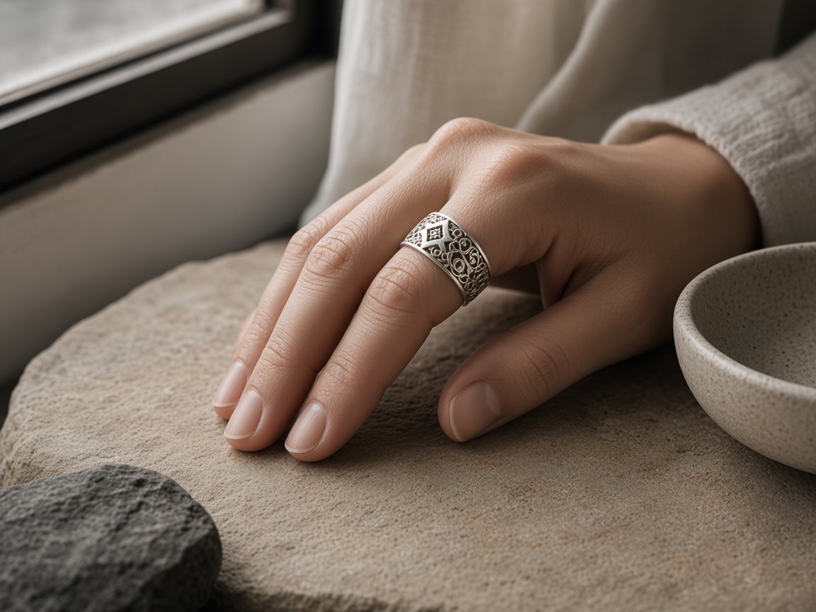Anillo Chaska en mano