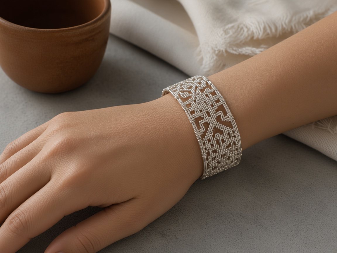 Pulsera Inti en muñeca