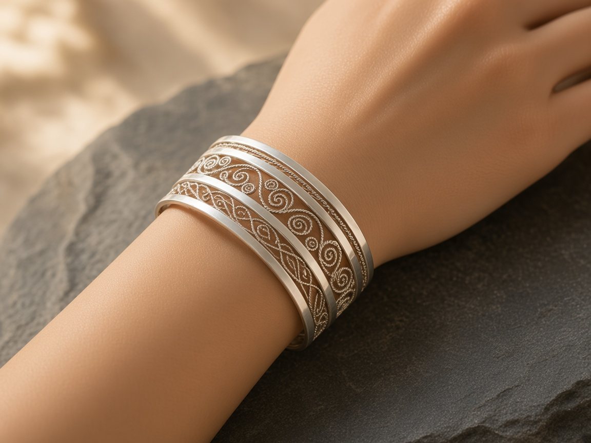 Pulsera Mayu en muñeca